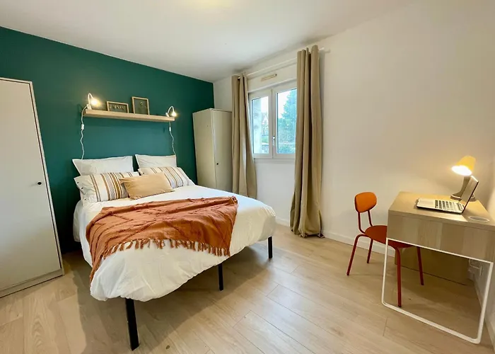 Apartment Le Reve Ebroicien, T3 Sur Equipe - Gare - Centre